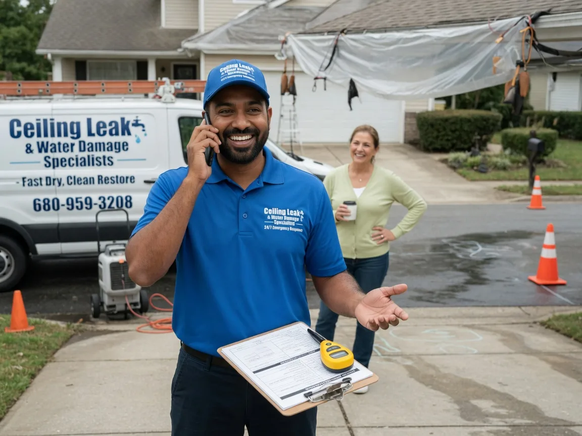 Ceiling Leak Cleanup Miles, IA FAQs